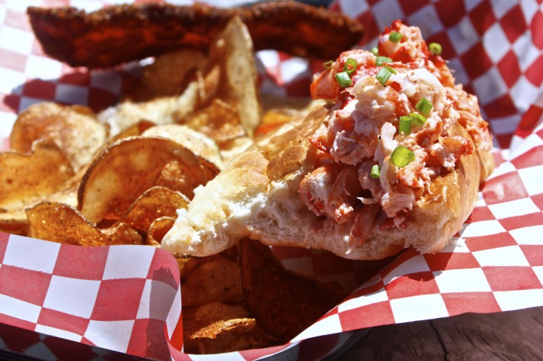 A Lobster Roll from Dock and Roll